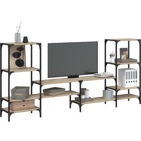 TV-Schrank Sonoma-Eiche 206,5x28,5x95 cm Holzwerkstoff