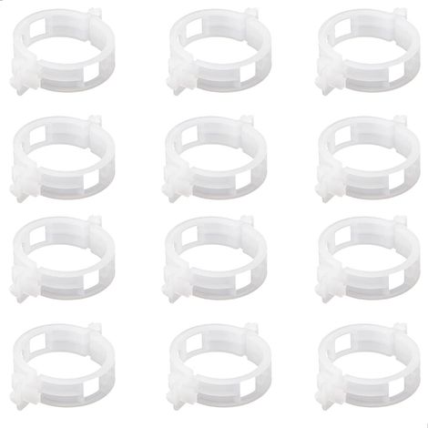 Plante Clips Support de Plantes Légumes Tomates Plants Vignes 100 Pinces Plastique Réutilisables Petites Grandes Pousses Grimpantes (1/5)