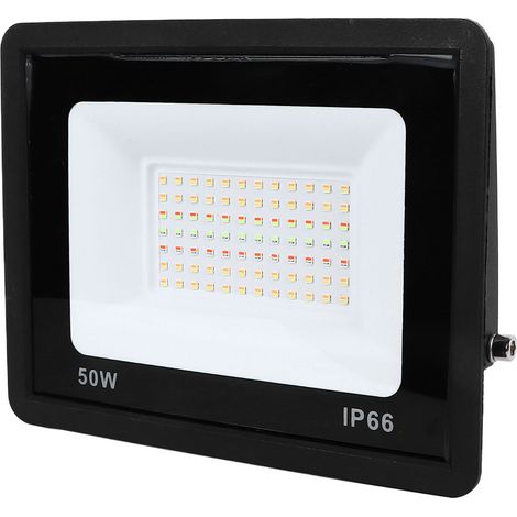 Projecteur LED Extérieur 50W RGB 220V, Lumière Inondation Paysage Scène avec Bluetooth, Contrôle Smart par Application Tuya, Changeant de Couleur, Étanche pour Jardin et Terrasse (1/5)