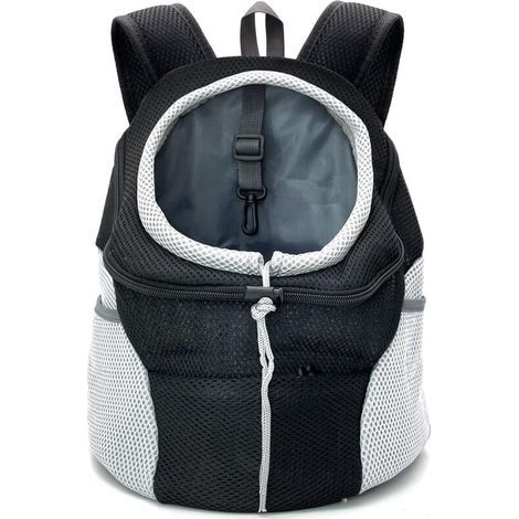 Dog carrier backpack – Breathable mesh – Padded shoulder straps – Built-in safety features – Comfortable for pets up to 7.7 kg (1/5)
