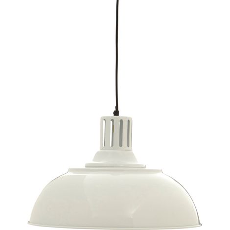 Premier Housewares White Metal Pendant Light Modern Elegant Ceiling Light Chandelier 41 x 41 x 120 (1/4)