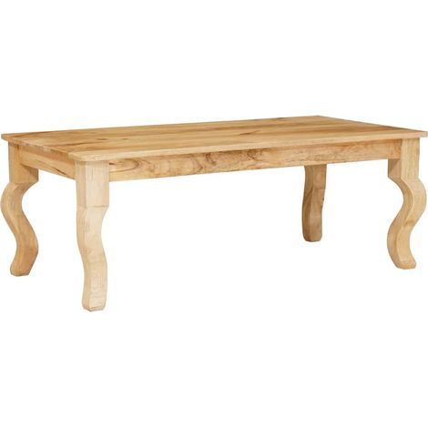 Table basse,Table d'appoint,Table de Salon Marron 100 x 55 x 40 cm bois de manguier massif CFW71761 (1/5)