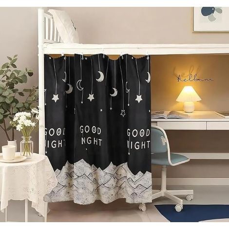 Dustproof Blackout Bed Curtain Bunk Bed Curtains Anti-Mosquito Bed Coverlets Breathable Thick Insect Proof Raised Bed Cabin Mezzanine for Student Dormitory (1/5)