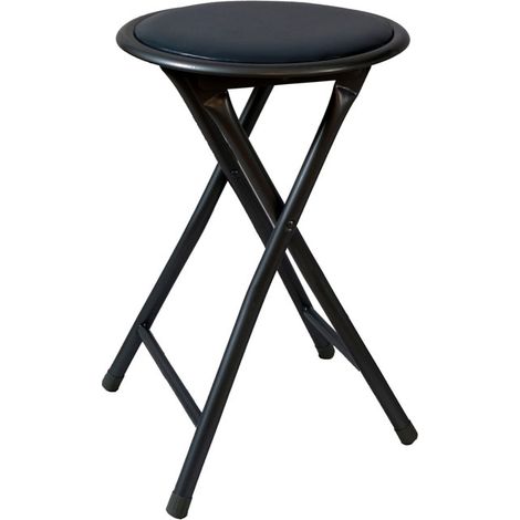 BOGY 5 Taburete plegable negro