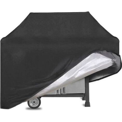 Schutzhülle für Weber-Grills – Schwarz – UV-beständig – Abmessungen: 145 x 61 x 117 cm – Geeignet für Grills bis 58 Zoll (1/5)