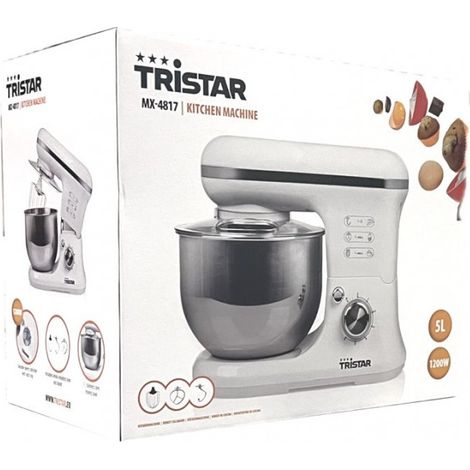Tristar MX-4817 Küchenmaschine 5L 1.200W weiß / silber"-"172658414