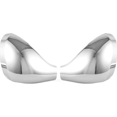 Cubierta para espejo retrovisor, tapa protectora de espejo lateral de ABS de 2 piezas, elegante reemplazo para Peugeot 207 308 2006-2014 para modificación de automóvil. (1/5)