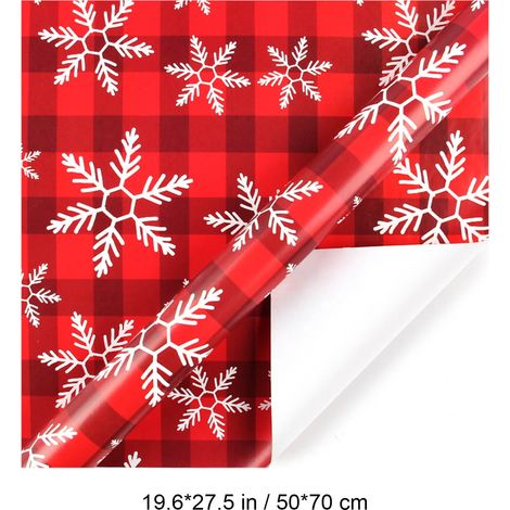 Papier d'emballage - Papier kraft gaufré - Pour emballage cadeau anniversaire Noël Saint-Valentin mariage - Rouleau de 50 cm x 10 m (1/5)