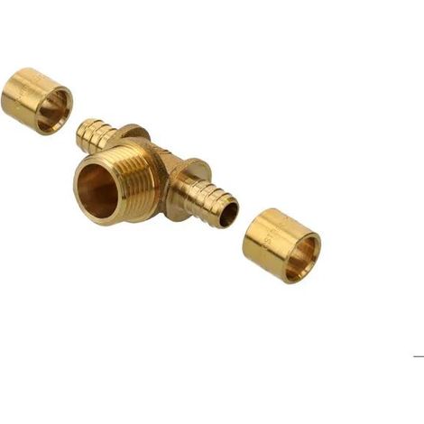 Garis Racor en T P.E.R Latón 12 mm Durable