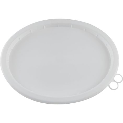 Deckel für Eimer Oval 5,5L, mit Fingerschlaufe, für Farbeimer, Kunststoff weiß