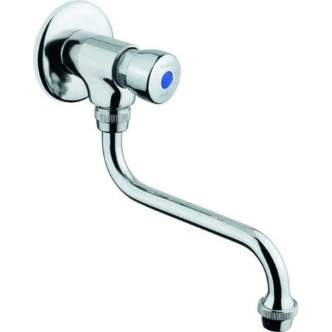Rubinetto temporizzato lavabo/lavello con bocca girevole Serie CLASSIC Idral 08015/E Verchromt - Messing (1/5)