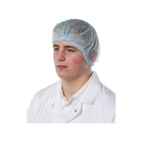 Charlotte cheveux Jetable blanche en Polypropylène, taille Unique, pour pour Industrie alimentaire ( Prix pour Boîte de 100 )