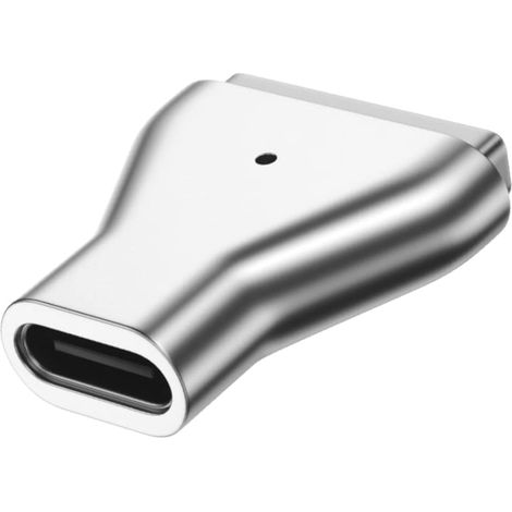 Adaptateur USB C vers magnétique, type C vers 2 têtes en T magnétiques PD 100 W, convertisseur de charge rapide, compatible avec MacBook Air Pro 2013-2015 (1/5)