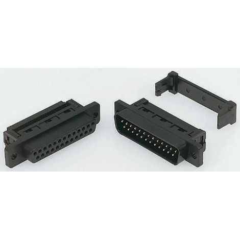 Connecteur Sub-D RS PRO 25 voies Femelle Montage sur câble Droit ( Prix pour 1 )