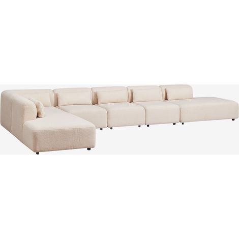 Divano modulare angolare Fogler in 6 pezzi con doppia chaise lounge SKLUM            