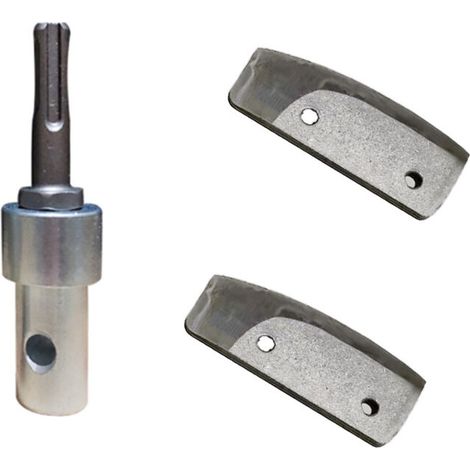 Hervorragender Erdbohreradapter, professioneller Eisbohrer und -bohrer, Metall-Mauerwerksadapter mit Eisbohrklinge (1/4)