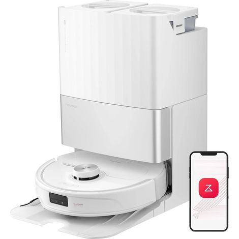 [GENERALÜBERHOLTES PRODUKT]Roborock Qrevo Master Saugroboter mit All-in-One-Dock,10000Pa,AI-Hindernisvermeidung/Heißwasser-Moppwäsche/FlexiArm-Design Kantenreinigung/APP