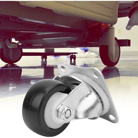 2-Zoll-TPU-Lenkrolle, universell einsetzbar, verschleißfest, flexibel drehbar, mit 6001ZZ-Lager für Werkzeugwagen (1/5)