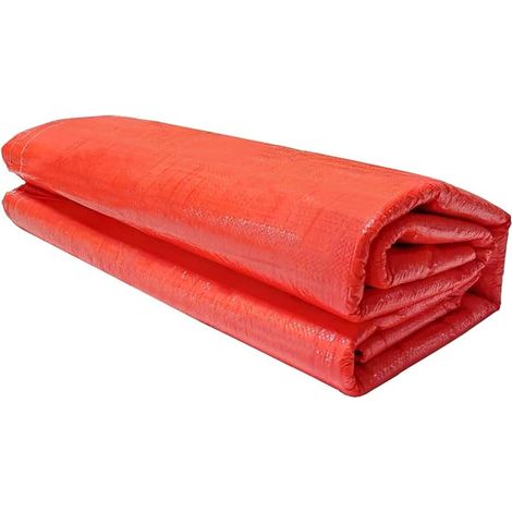 Couverture de durcissement du béton, 2,4 x 3 m 0,6 cm d'épaisseur, bâche d'extérieur robuste pour garder au chaud, imperméable et isolée en mousse PE (1/5)