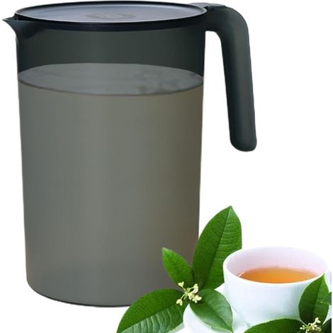 Kanne, Kunststoff, 2 l Fassungsvermögen, Deckel, temperaturbeständig von -20 bis 120 °C, für Zuhause und Camping (1/5)