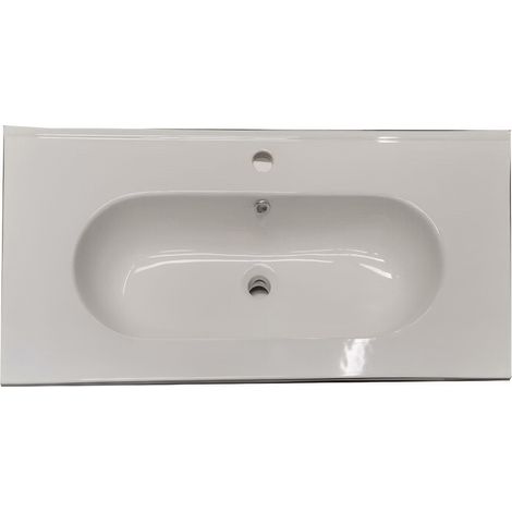 Vasque en C�ramique 90 x 46 cm pour Meuble de la Gamme Federica Goccia