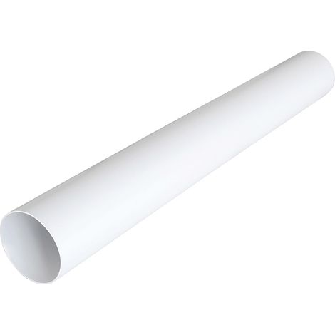 TUBO PER AERAZIONE CANALIZZATA ø mm. 125, mt.1 col. Bianco
