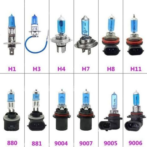 Ampoules phares H1 H3 H4 H7 9005 9007 55W 100W 5000K, remplacement phare voiture, super brillant (1/4)