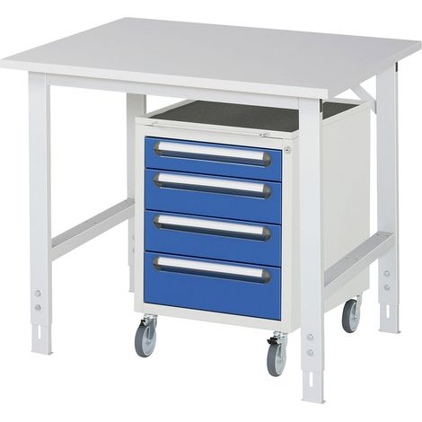 FRANKEL kaiserkraft, Poste de travail avec armoire à tiroirs, (1/3)