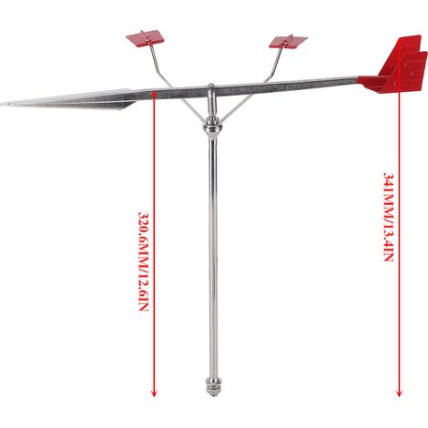Stainless steel 304 wind vane, wind direction indicator, standard wind vane, fittings for yachts and sailboats, nautical accessories--DTEKGAZ