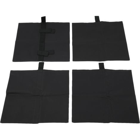 Lot de 4 sacs de lestage coupe-vent pour tente extérieure, en tissu Oxford, pour fixer les pieds de la tente. (1/5)