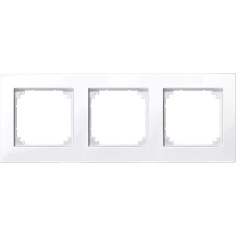 Merten M-PLAN-Rahmen 3f. aws/gl 515325 (1/2)