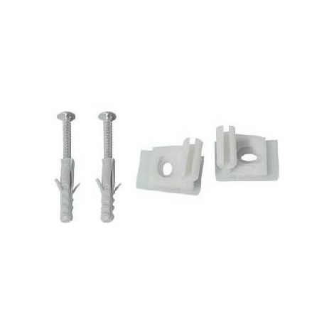 FISSAGGI IN PVC PER ACCESSORI SERIE LINEA