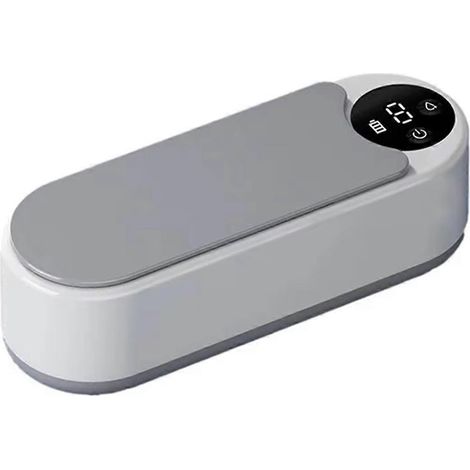Nettoyeur de bijoux à ultrasons, appareil portable de 450 ml pour bagues et lunettes, outil de nettoyage ménager efficace (1/5)