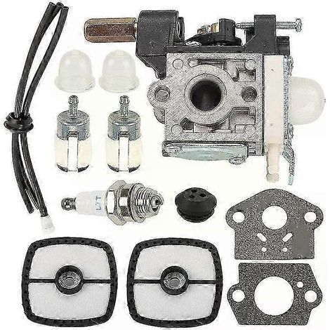 Carburateur compatible avec les débroussailleuses Echo SRM-230, SRM-231, GT-200R, SRM-210, SRM-230S et SRM-230U, kit d'entretien avec filtre à air - JXLGV (1/5)