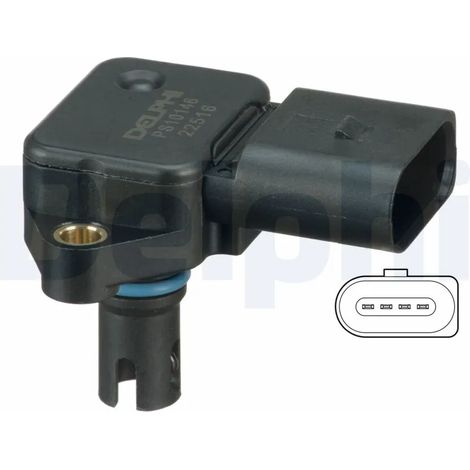 Capteur, pression de suralimentation Delphi Technologies PS10146 AUDI