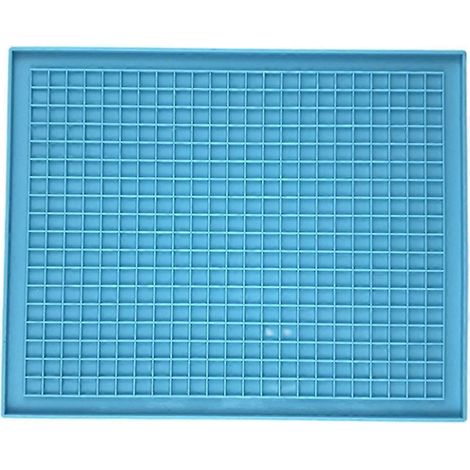 Selbstgemachte pixelige Puzzle-Epoxidharzform für Untersetzer, Silikonform zum Gießen, Silikonuntersetzer.