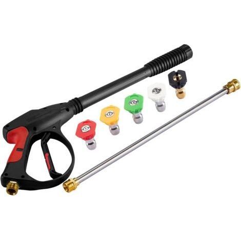 Pistolet de lavage à jet professionnel – Longueur de lance 21 pouces – Pression 4000 PSI – Pour nettoyage voiture, surfaces peintes, béton (1/5)