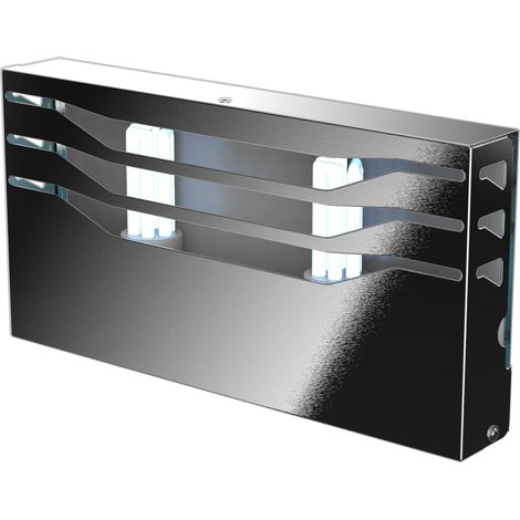 Zanzariera Elettrica 2 Lampade 40W con Pannello Collante Moel Mo-Light 310A (1/2)
