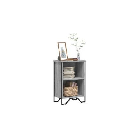 Bibliothèque sonoma gris 50x31x74,5 bois d'ingénierie (1/5)
