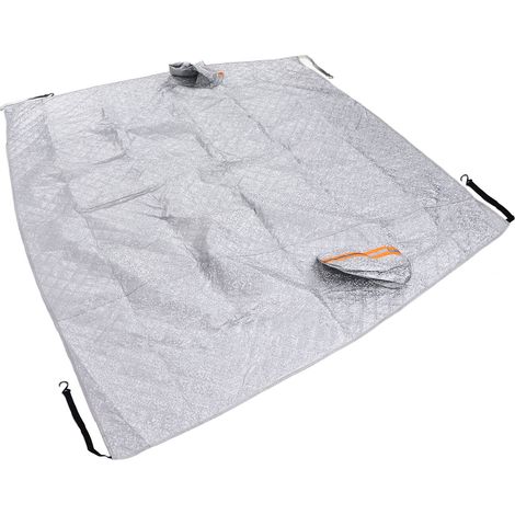 197 x 217 cm Universal-Windschutzscheiben-Schneeschutz mit Reflektorstreifen, Regenschutz für die Windschutzscheibe (1/5)