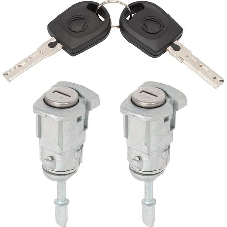 Cylindre de Serrure pour Golf IV Bora Fabia 604837167 604837168 - Clé de Porte - Noyau de Sécurité de Véhicule Gauche + Droite (1/5)