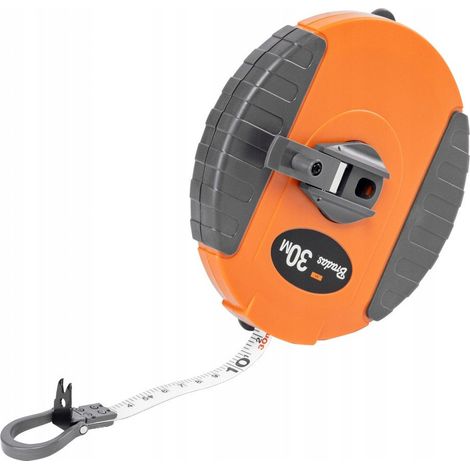 Mètre ruban Bradas diy-mh10-03013f/cb 30 m pliable crochet (1/3)