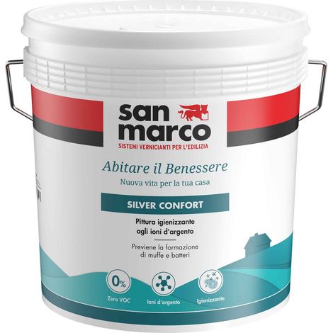Silver confort idropittura igienizzante bianca lt 1