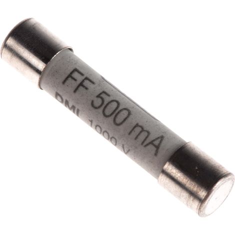 Fusible de multimètre RS PRO, 1000V, pour Cordons d'essai à fusibles GS38 de RS PRO (1/2)