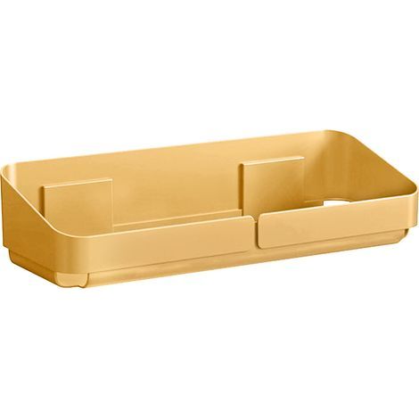 Support de douche multifonctionnel sans perçage, étagère-Jaune L (1/5)