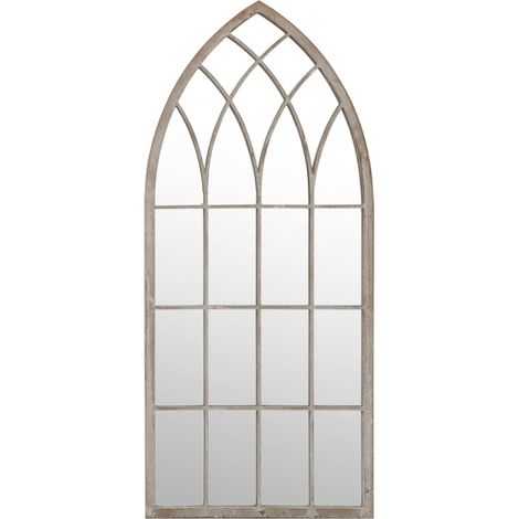 Miroir Sable Luxueux, Miroir chambre, 70x30 cm Fer pour utilisation à l'intérieur OIB7354E (1/5)