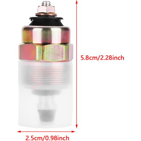 Solenoide de corte de combustible para motores diésel, modelo 0330001015, 12 V, válvula de seguridad