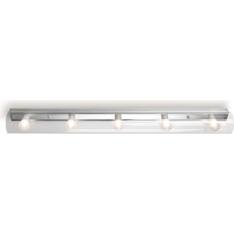 Leds-C4 Make Up - Applique per bagno a 5 luci in alluminio (1/2)