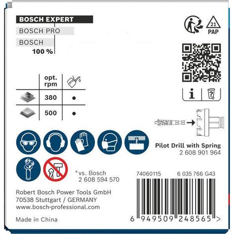 Sega a corona Bosch Expert Sheet Metal PC Plus metallica 32 mm