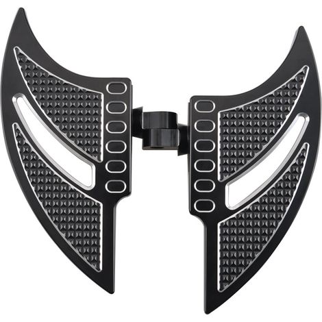 Repose-pieds arrière en forme de flamme usinés CNC pour modification de moto Harley XL883 48 (1/5)